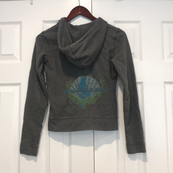 Juicy Couture Gray Track Suite Zip Up Jacket Sz S - Picture 5 of 5